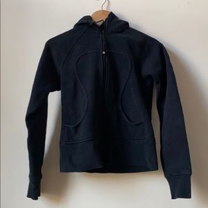 Lululemon Classic SCUBA Black Hoodie Jacket